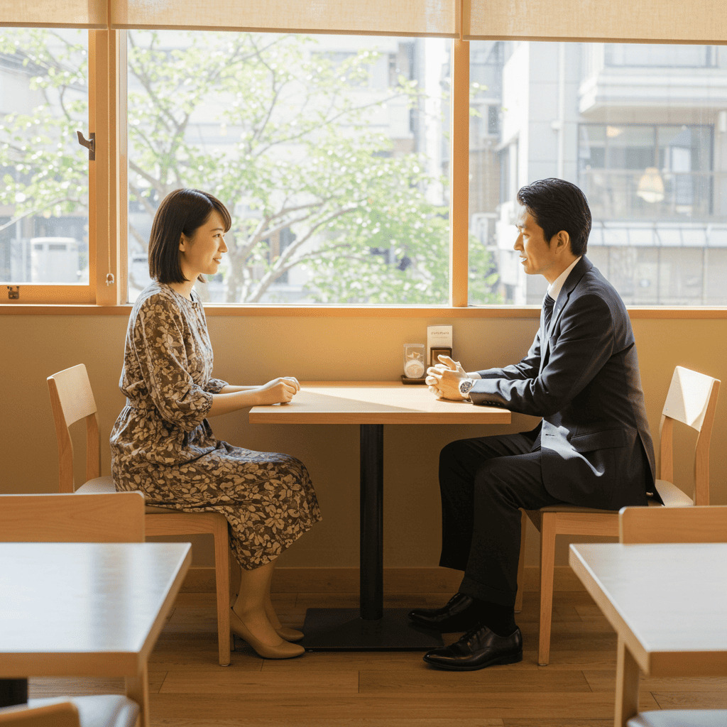 温かい雰囲気で会話する人々のイメージ